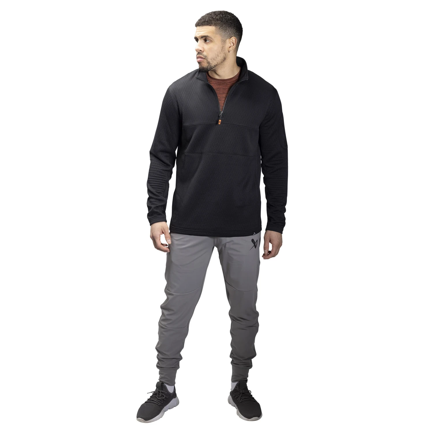 Bauer Fleece 1/2 Zip Men's Performance Sweatshirt - Black 3 Bauer Fleece 1/2 Zip Men's Performance Sweatshirt - Black