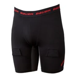 Bauer Essential Compression Jock Short - Black (2019)