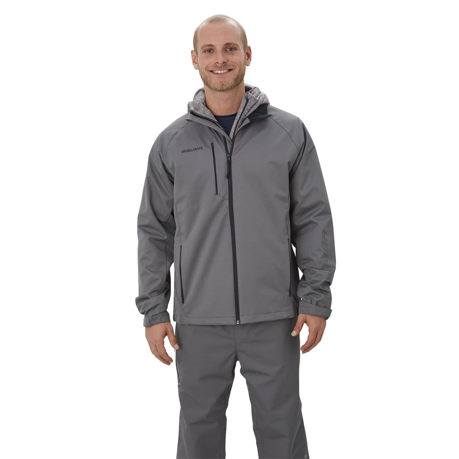 Bauer Supreme Youth Lightweight Jacket - Grey 3 Bauer Supreme Youth Lightweight Jacket - Grey