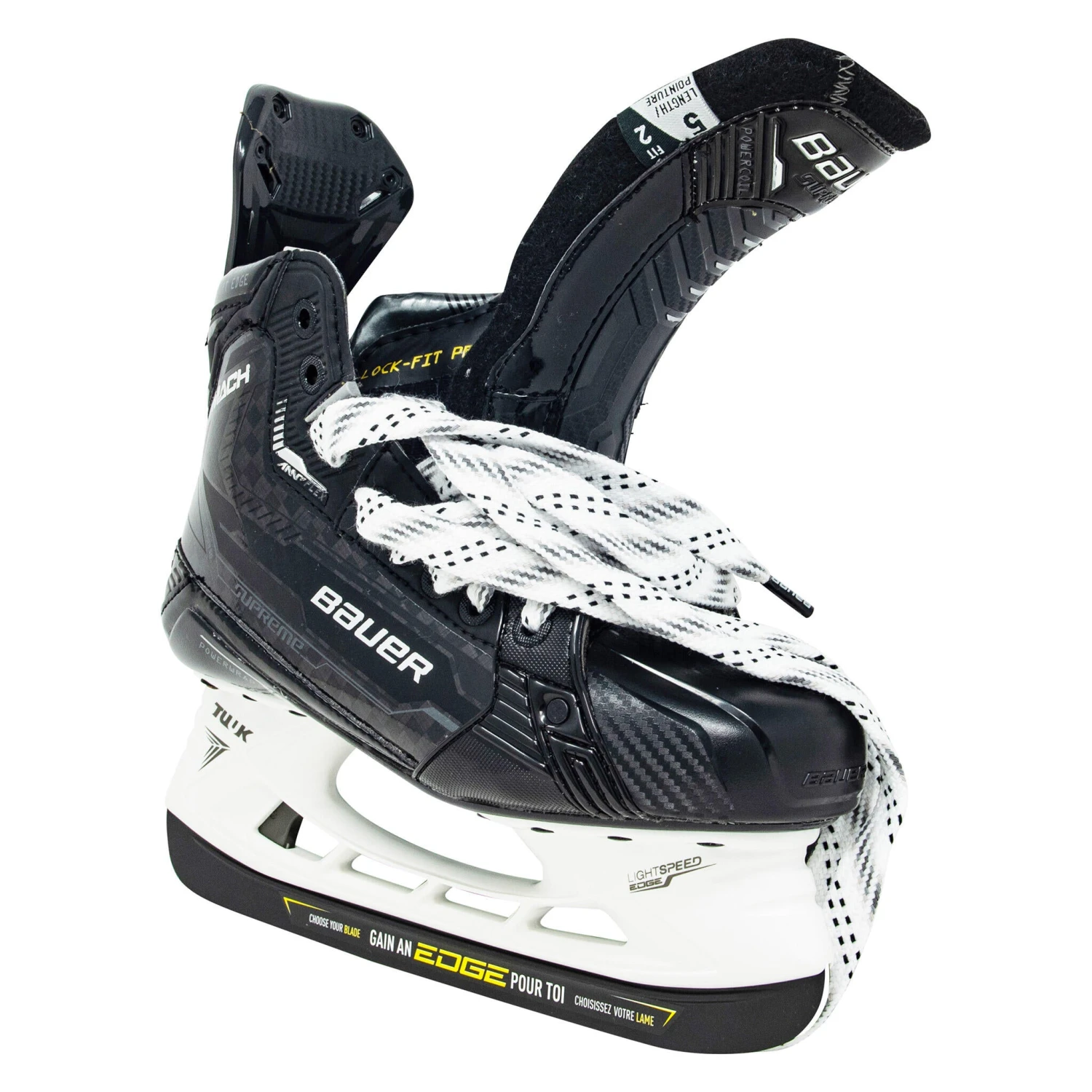 Bauer Supreme MACH Intermediate Hockey Skates (2022) With Pulse Steel 9 Bauer Supreme MACH Intermediate Hockey Skates (2022) With Pulse Steel - Image 7